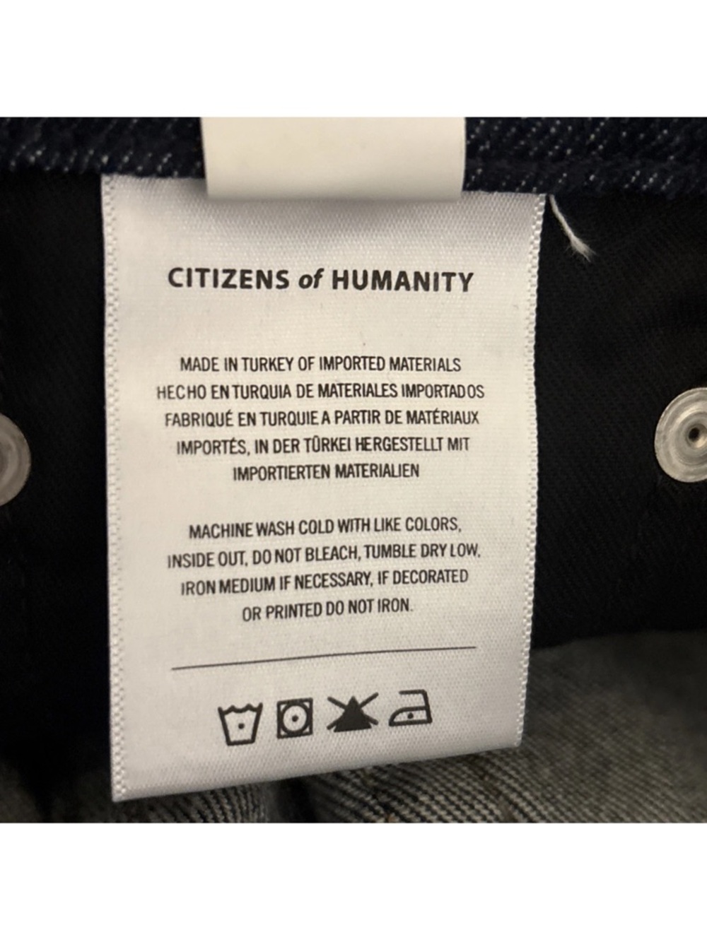 anthropologie Citizens of Humanity Women’s Mid Rise Dark Wash Denim Jeans Sz 28 - Picture 6 of 13